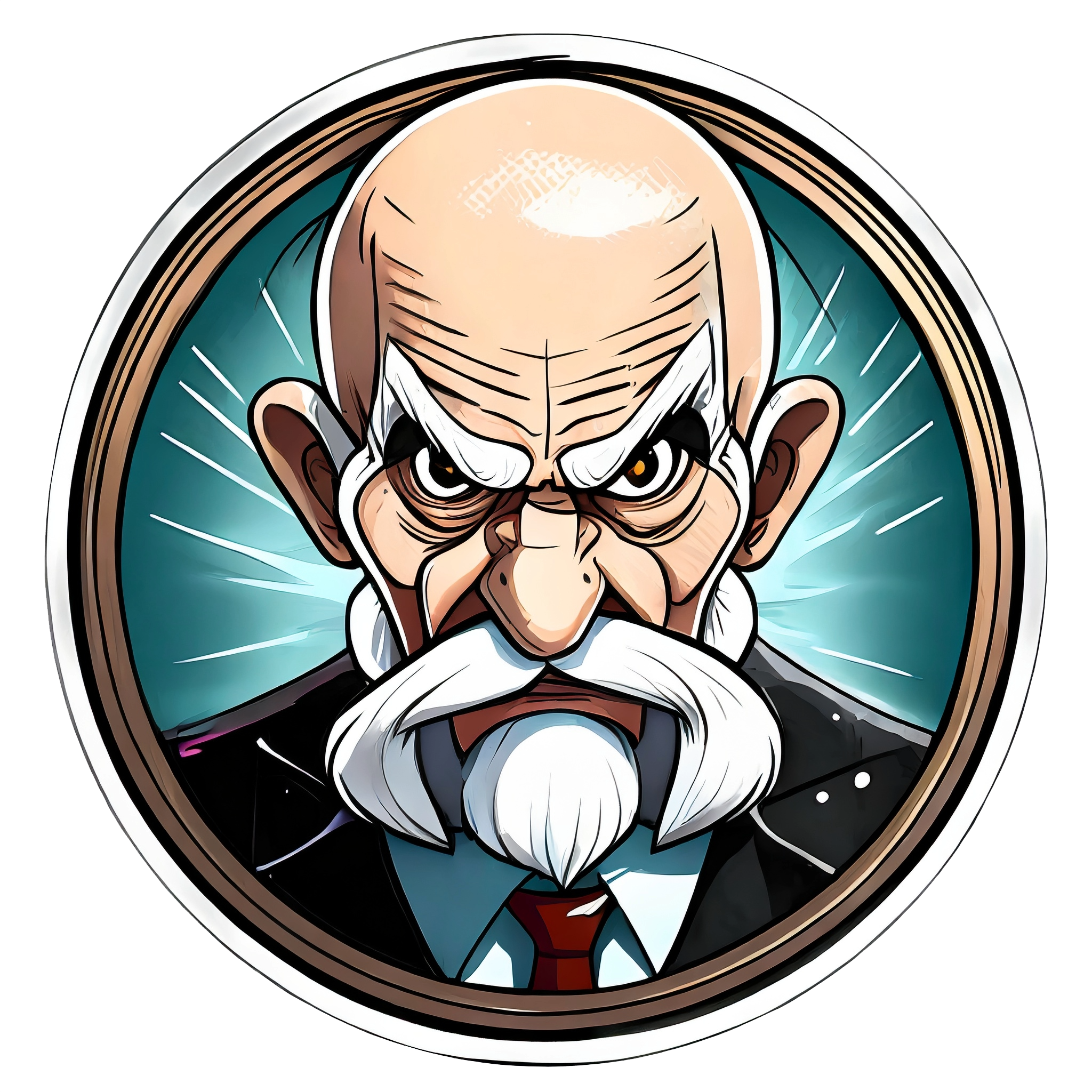 Angry Man Crafts Logo